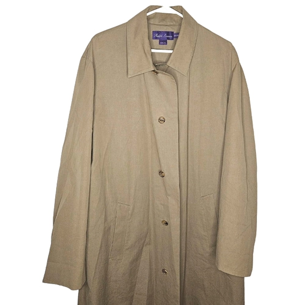 NWOT Purple Label RL | single-breasted | trench | overcoat
